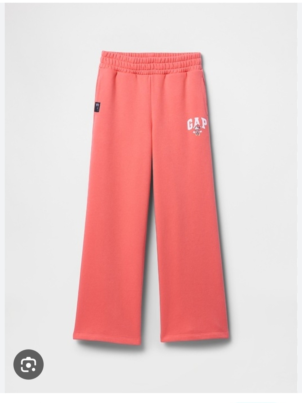 GAP Kids Coral Wide-Leg Sweatpants